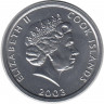 Монета. Острова Кука. 1 цент 2003 год. Бордер-колли.