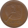 Монета. Фиджи. 2 цента 1995 год. рев.