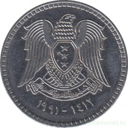 Монета. Сирия. 1 фунт 1991 год.