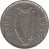 Монета. Ирландия. 6 пенсов 1940 год. ав.