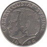 Аверс. Монета. Швеция. 1 крона 1989 год.