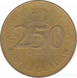 Монета. Ливан. 250 ливров 2009 год.