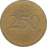 Монета. Ливан. 250 ливров 2009 год. ав.