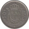 Монета. Испания. 50 песет 1979(1975) год. ав.