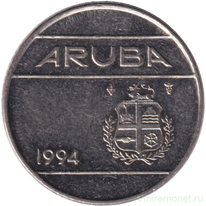 Монета. Аруба. 10 центов 1994 год.