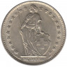 Монета. Швейцария. 1 франк 1961 год.