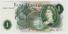 Банкнота. Великобритания. 1 фунт 1960 - 1977 года. Тип 374b. ав.