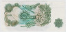 Банкнота. Великобритания. 1 фунт 1960 - 1977 года. Тип 374b. рев.