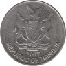 Монета. Намибия. 5 центов 2007 год. ав.