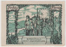 Бона. Нотгельд. Германия. Город Франкенхаузен. 50 пфеннигов 1921 год. Реверс 3. Вариант 373.1.а.3. рев.