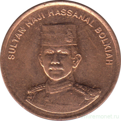 Монета. Бруней. 1 сен 2005 год.