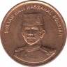 Монета. Бруней. 1 сен 2005 год. рев.