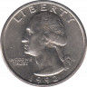 Монета. США. 25 центов 1992 год. Монетный двор P.  ав.