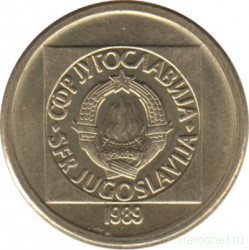 Монета. Югославия. 10 динаров 1989 год.