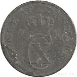 Монета. Дания. 1 эре 1946 год.