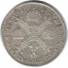 Монета. Австрстрийская империя. 1/4 кронен талера 1789 год. Монетный двор B.