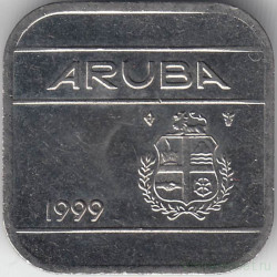 Монета. Аруба. 50 центов 1999 год.   