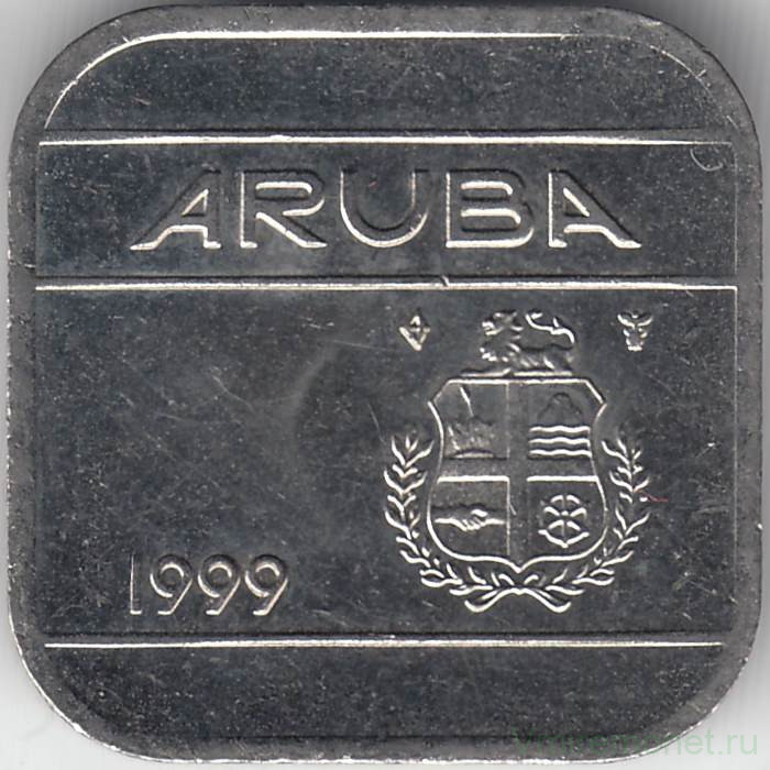 Монета. Аруба. 50 центов 1999 год.   