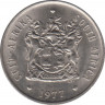 Монета. Южно-Африканская республика (ЮАР). 20 центов 1977 год. ав.