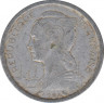 Монета. Французское Сомали. 1 франк 1959 год. ав.