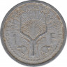Монета. Французское Сомали. 1 франк 1959 год. рев.