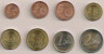 Монеты. Люксембург. Набор евро 8 монет 2017 год. 1, 2, 5, 10, 20, 50 центов, 1, 2 евро. рев