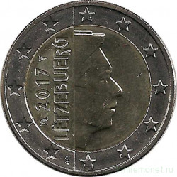 Монеты. Люксембург. Набор евро 8 монет 2017 год. 1, 2, 5, 10, 20, 50 центов, 1, 2 евро.