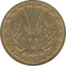 Монета. Западноафриканский экономический и валютный союз (ВСЕАО). 10 франков 1981 год. ав.