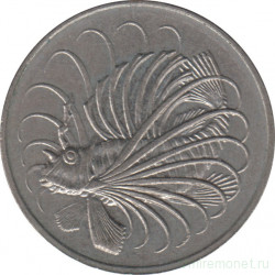 Монета. Сингапур. 50 центов 1984 год.