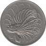 Монета. Сингапур. 50 центов 1984 год. ав.