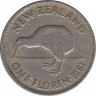 Монета. Новая Зеландия. 1 флорин 1961 год. ав.