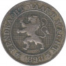 Монета. Бельгия. 10 сантимов 1898 год. (der Belgen). ав.