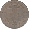 Монета. Ямайка. 1 пенни 1869 год. рев.