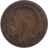 Монета. Великобритания. 1 фартинг 1915 год.