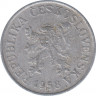  Монета. Чехословакия. 10 геллеров 1958 год. ав.