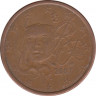 Монета. Франция. 5 центов 2007 год. ав.