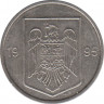  Монета. Румыния. 5 лей 1995 год. ав.