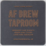 Подставка. Бар "Af Brew Taproom", Россия. лиц.