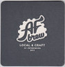 Подставка. Бар "Af Brew Taproom", Россия. оборот.