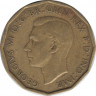 Монета. Великобритания. 3 пенса 1942 год. рев.