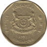 Монета. Сингапур. 1 доллар 1997 год. ав.