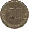 Монета. Мексика. 20 сентаво 2003 год. ав.
