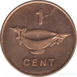 Монета. Соломоновы острова. 1 цент 2005 год.