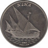 Монета. Острова Гилберта (Кирибати). 1 доллар 2014 год. "Нинья". ав.