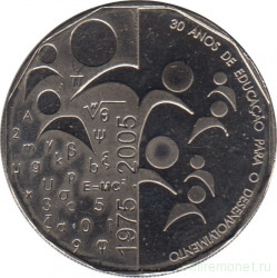 Монета. Кабо-Верде. 200 эскудо 2005 год. 30 лет независимости.