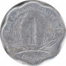 Монета. Восточные Карибские государства. 1 цент 1997 год. ав.