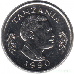 Монета. Танзания. 50 центов 1990 год.