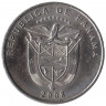 Монета. Панама. 5 сентесимо 2008 год.
