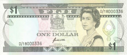 Банкнота. Фиджи. 1 доллар 1993 год. Тип 89a.