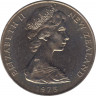 Монета. Новая Зеландия. 1 доллар 1975 год. рев.
